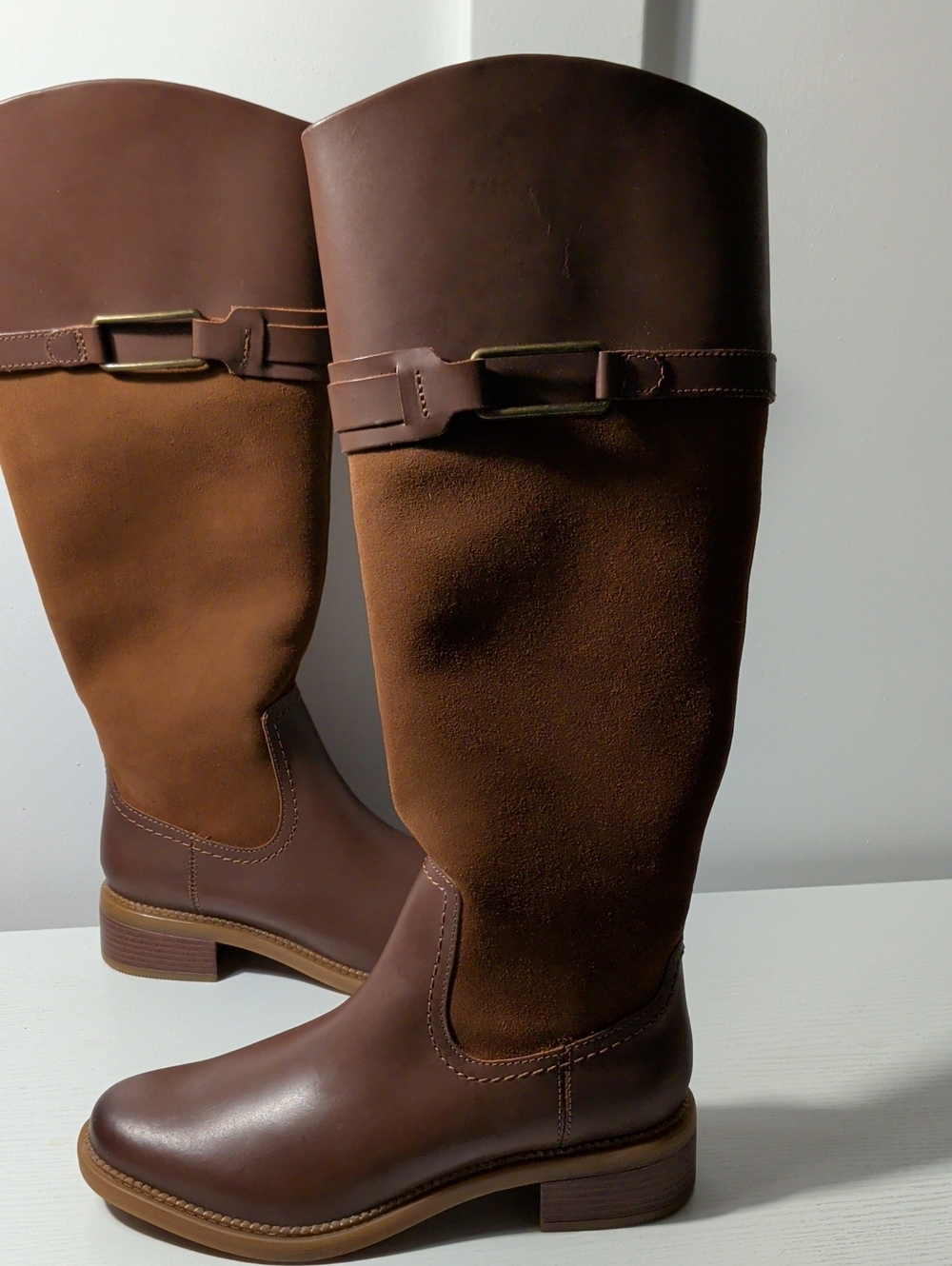 Clark's Collection NIB 7 Leather/Suede Boots